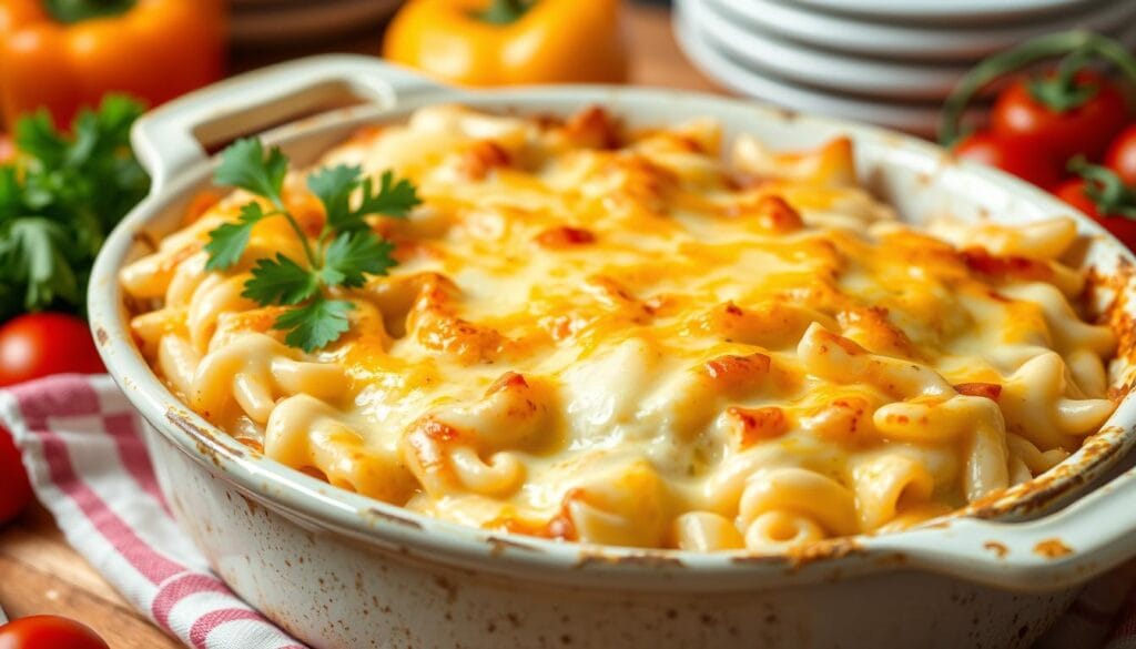 cheesy pasta bake