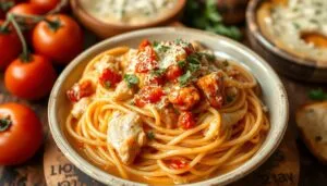 rotel chicken spaghetti