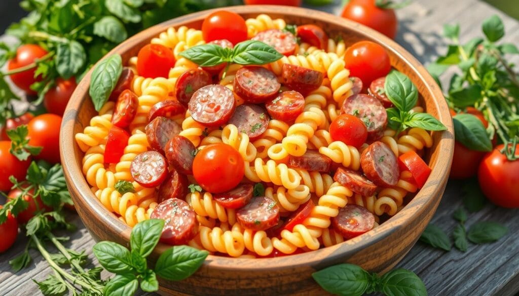 sausage pasta salad