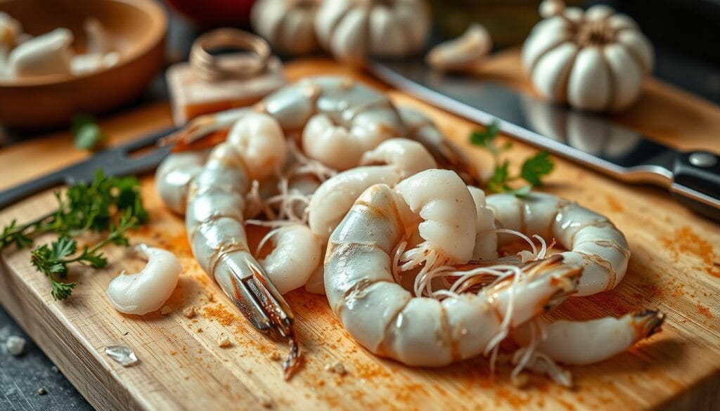 shrimp prep